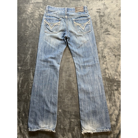 Rock & Roll Denim Jeans Women's 18R BB Gun Regular Fit Boot Cut Western Distress - Picture 8 of 16